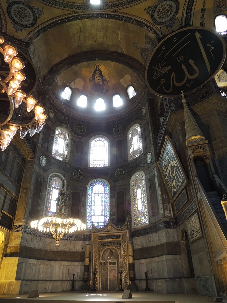 土耳其圣索菲亚大教堂内景